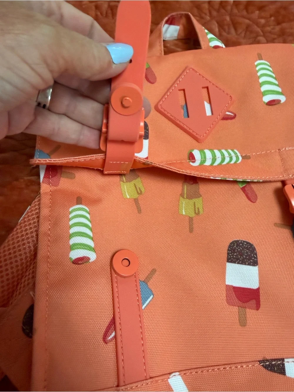 Herschel Supply Company Kids' Orange Popsicle Pattern Backpack